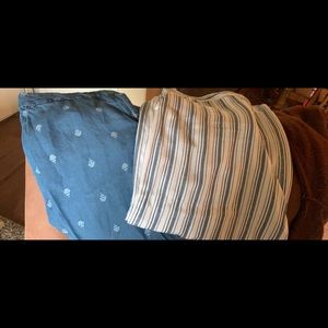 Loft wide bottom dress pants